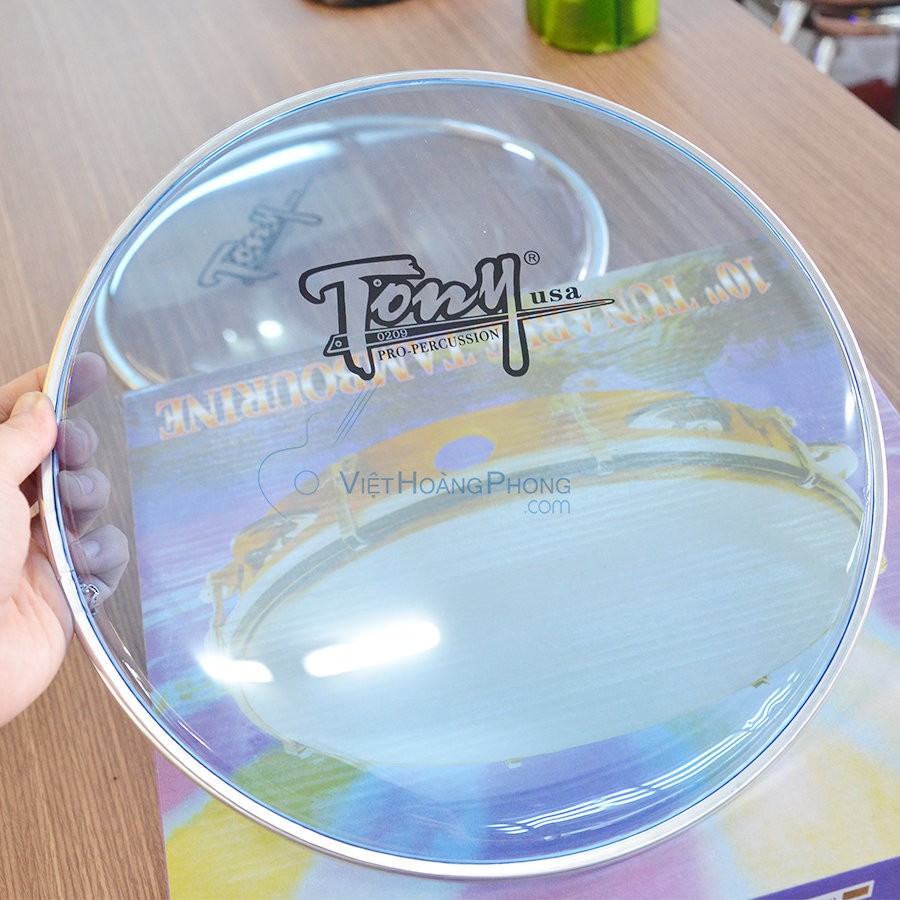 Mặt trống lắc tay - trống gõ bo - Tambourine Tony USA