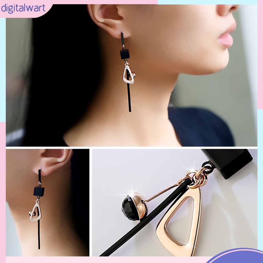 Đôi bông tai dáng dài nhiều chi tiết kiểu dáng thanh lịch cho nữ