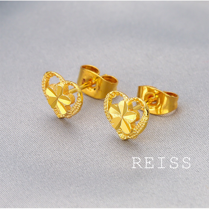 Khuyên Tai Mạ Vàng 18k Thiết Kế Sang Trọng Thời Trang