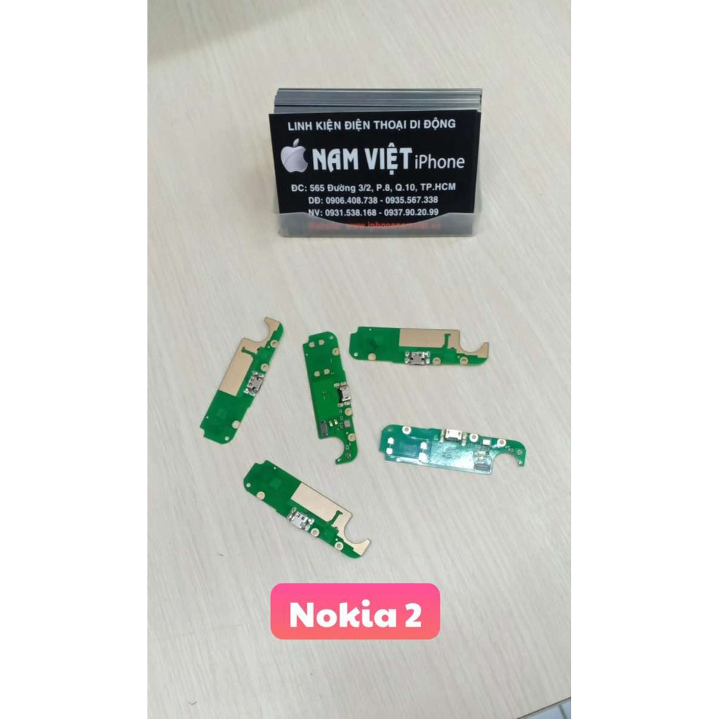 CỤM CHÂN SẠC + MIC ĐIỆN THOẠI NOKIA 2 ZIN - TẠI LINH KIỆN NAM VIỆT MOBILE