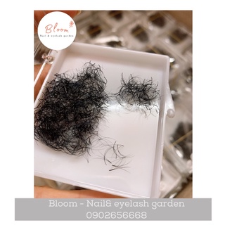 mi fan 3d tóc hàn siêu mềm, nhẹ, bắt keo - dụng cụ nối mi