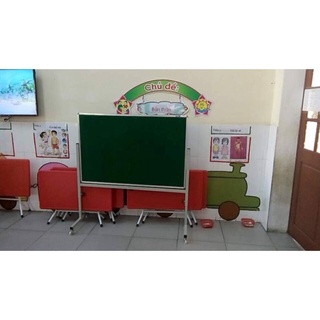 Bảng di động 2 mặt dành cho tiểu học kích thước 80 x 120cm