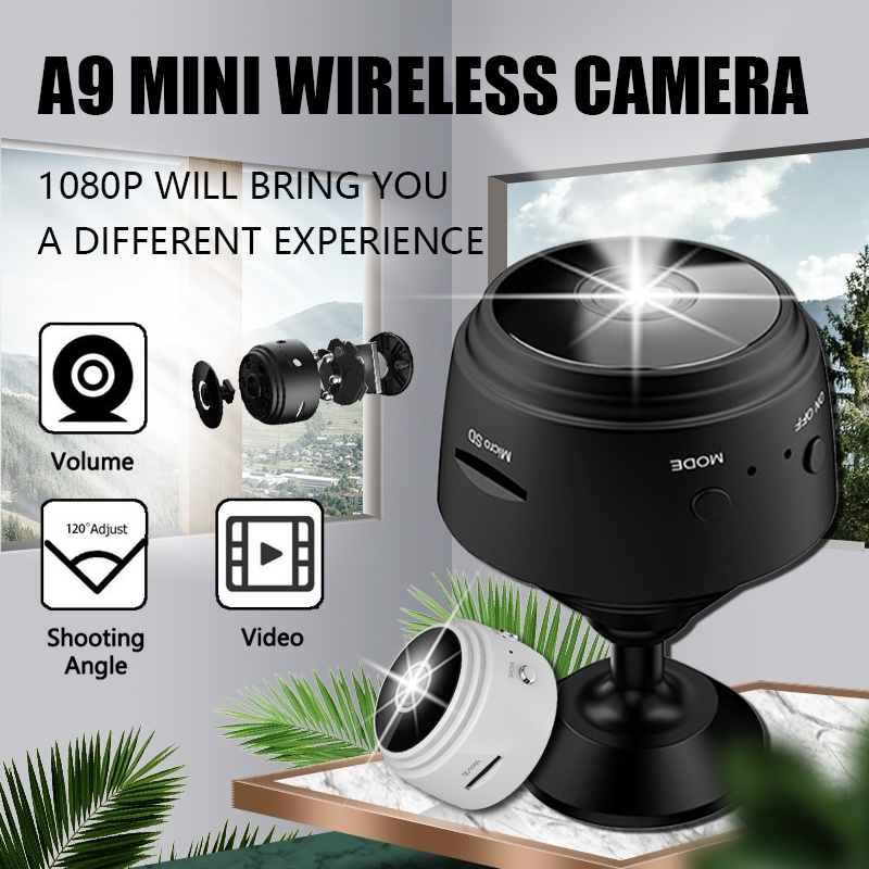 Camera An Ninh cctv A9 Mini IP Có Thể Nhìn Đêm Kết Nối Với Điện Thoại
