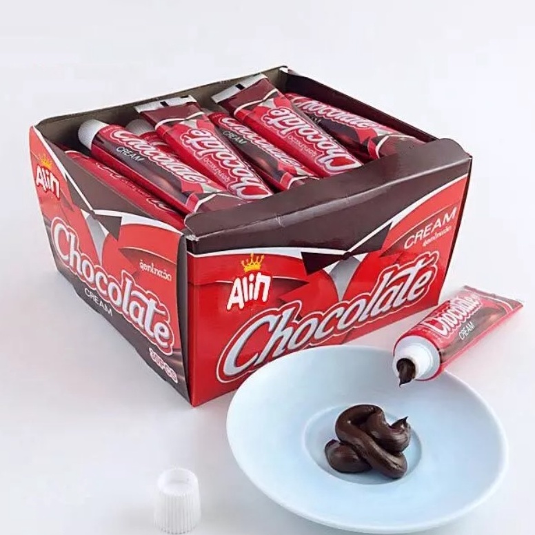 (giá sỉ) 1 hộp 30 cái kẹo socola kem đánh răng