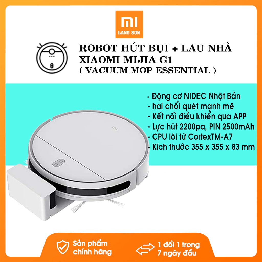 Robot hút bụi lau nhà Xiaomi Mijia G1