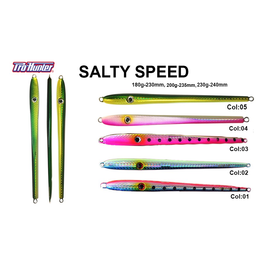 MỒI CÂU CÁ JIG PROHUNTER SALTY SPEED 230MM