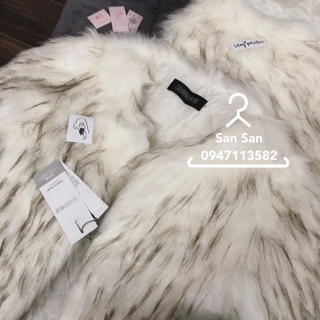 [CÓ SẴN] Áo lông điểm sợi giả lông cáo ( ẢNH THẬT Ở CUỐI) | BigBuy360 - bigbuy360.vn