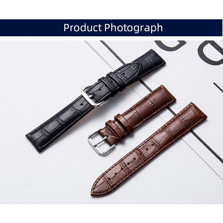 DÂY DA BÒ 20MM, 22MM CHỐT THÔNG MINH CHO SMART WATCH [SAMSUNG, HUAWEI, MITFIT, TICWATCH, FOSSIL...]