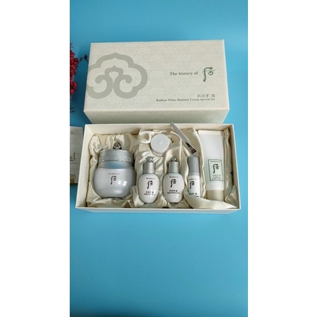 SÉT KEM DƯỠNG TRẮNG,MỜ NÁM, TÀN NHANG WHOO RADIANT CREAM