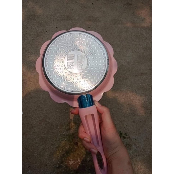 Bộ nồi chảo đá kèm xửng hấp 16cm cho bé ăn dặm