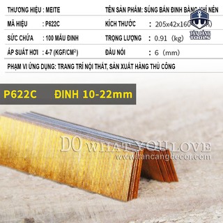 SÚNG BẮN ĐINH MEITE PC622C