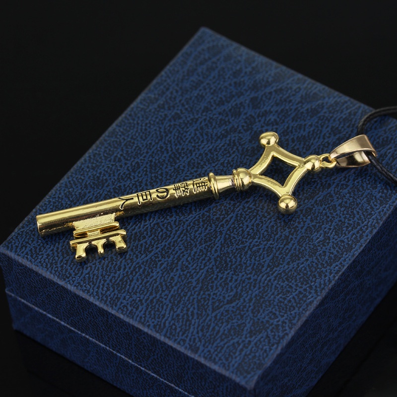 Vòng cổ thời trang mặt hình chiếc chìa khóa phong cách anime Attack On Titan cá tính