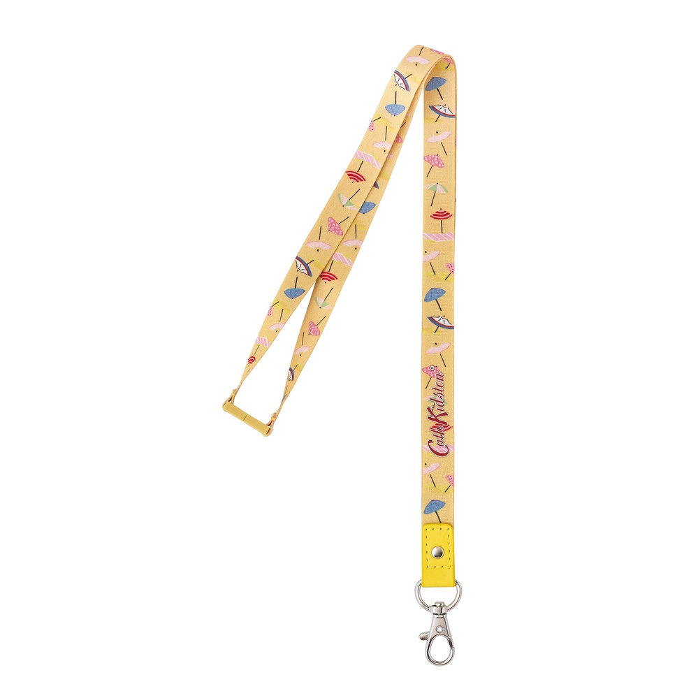 Cath Kidston - Dây đeo thẻ Lanyard Sunny Parasols - 1003086 - Yellow