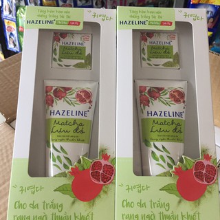 Sữa rửa mặt hazeline trà xanh matcha 50g tặng kèm kem dưỡng