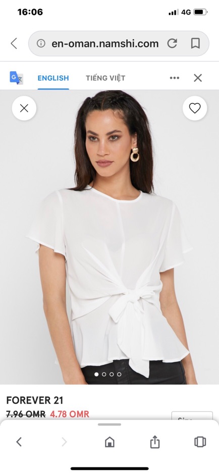 🔆🔆 ÁO CHIFFON CỘT EO F21