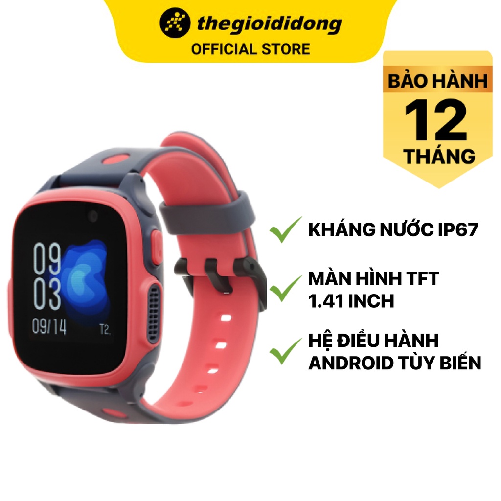 Đồng hồ định vị trẻ em 4G Abardeen T3 Hồng