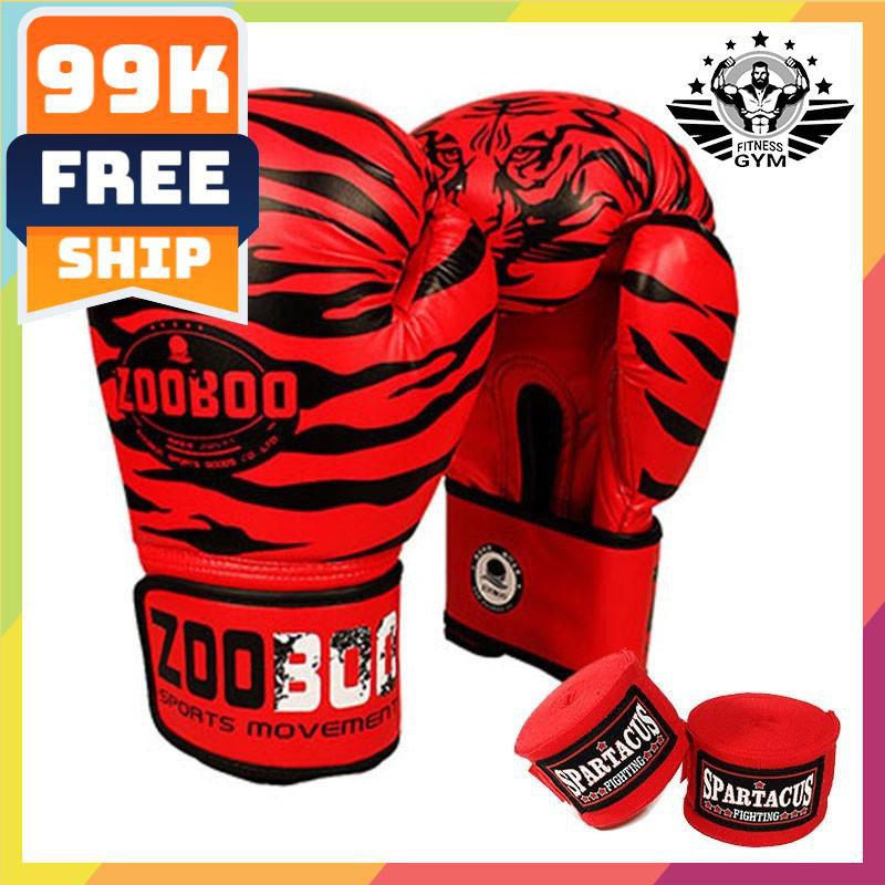 FREESHIP🎁 Găng tay đấm bốc Zooboo 2019 ⚡giá rẻ⚡ Găng tay boxing | hn & tphcm