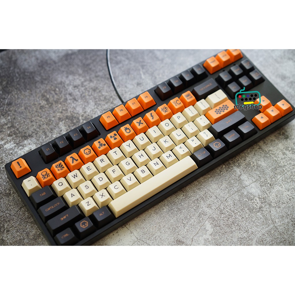 Keycap Carbon PBT dyesub 169 nút 60, 68, TKL, Fullsize, 96, 84,..