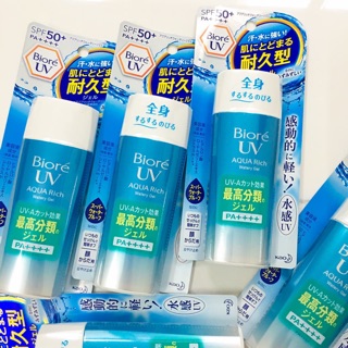 Kem chống nắng Biore UV Aqua Rich Watery Gel 90g (có bill Nhật)