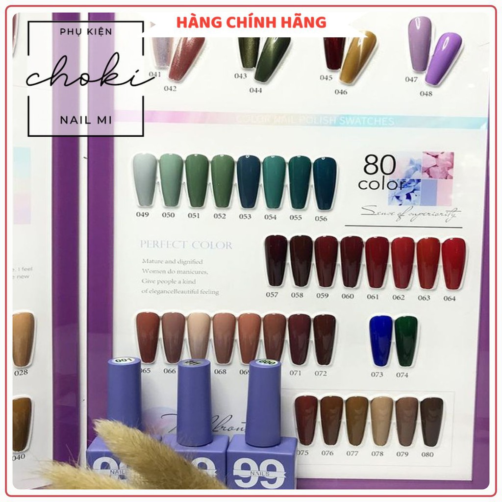 Sơn gel nails 99 CHOKI NAIL MI sơn móng tay móng chân cao cấp 5