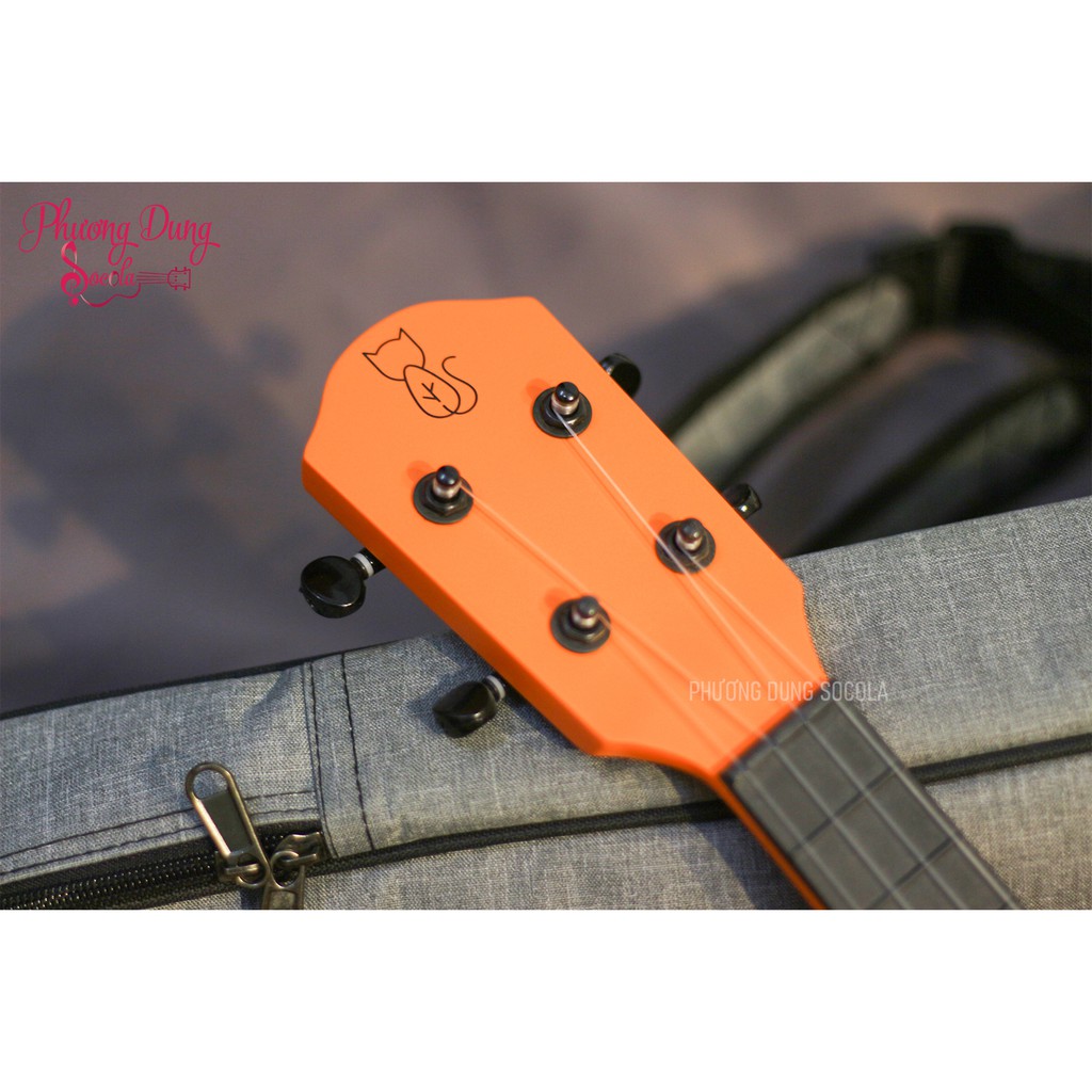 Đàn Ukulele Susanly Orange- size Concert 23inch - Gồm Full Phụ Kiện