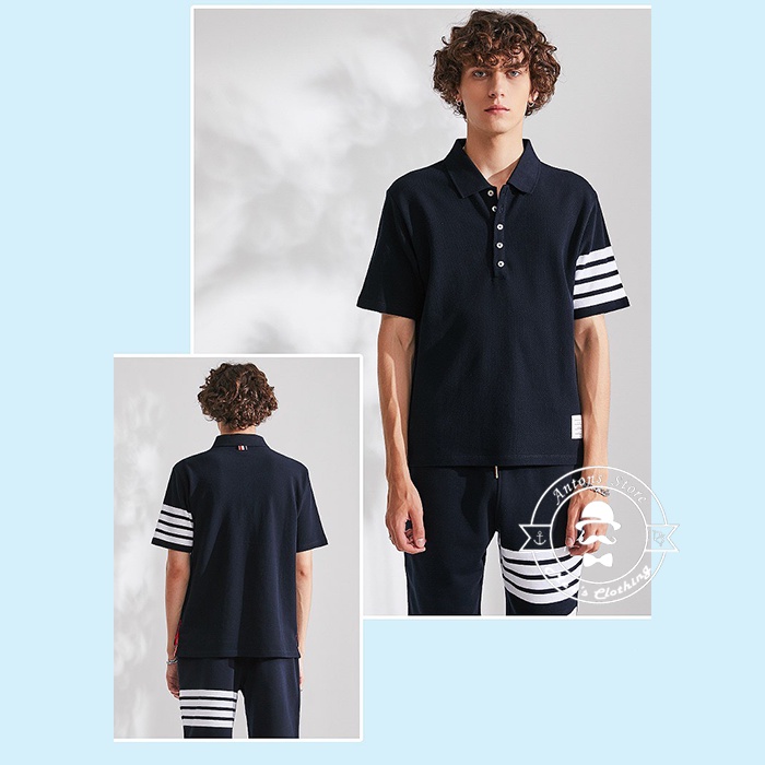 Áo Polo Thom Browne 4 Vạch