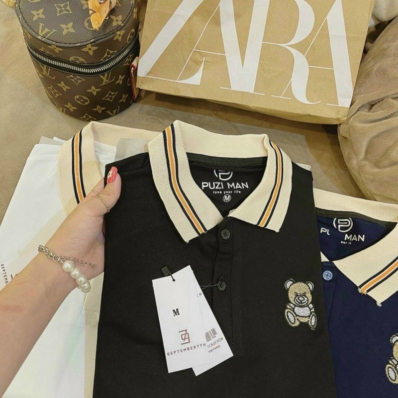 ÁO POLO NỮ THÊU GẤU | BigBuy360 - bigbuy360.vn