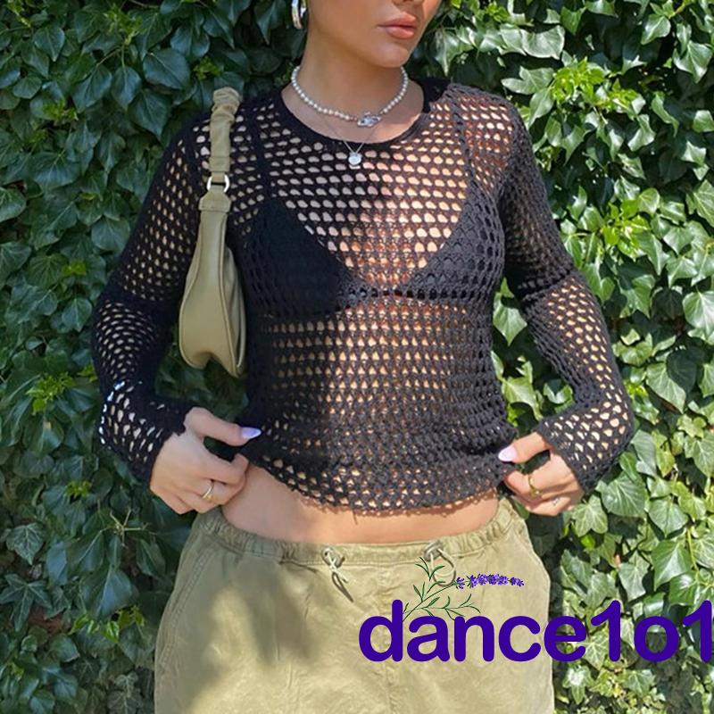 Áo Màu Đen Kiểu Dáng Vintage Thời Trang Khiêu Vũ1O1-Y2K