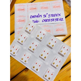 (STUDEX) Vỉ 12 đôi bông bấm mẫu cũ