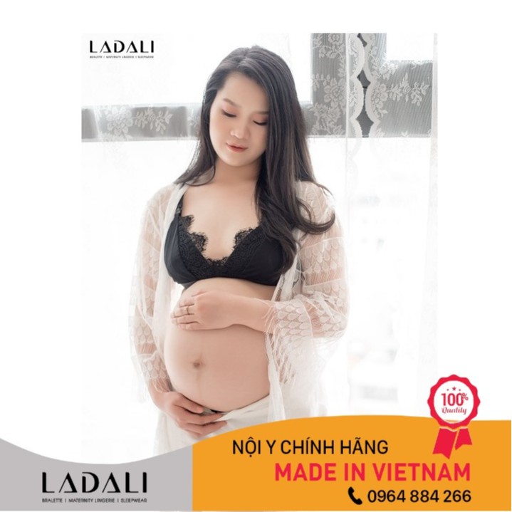 Áo lót cho con bú sau sinh, áo ngực bầu không gọng không đệm mút - S213 Đen