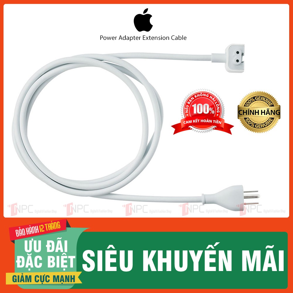 [CHÍNH HÃNG BH 12 THÁNG] Dây nguồn nối dài Apple Power Adapter Extension Cable Magsafe, sạc iphone, sạc ipad - MK122