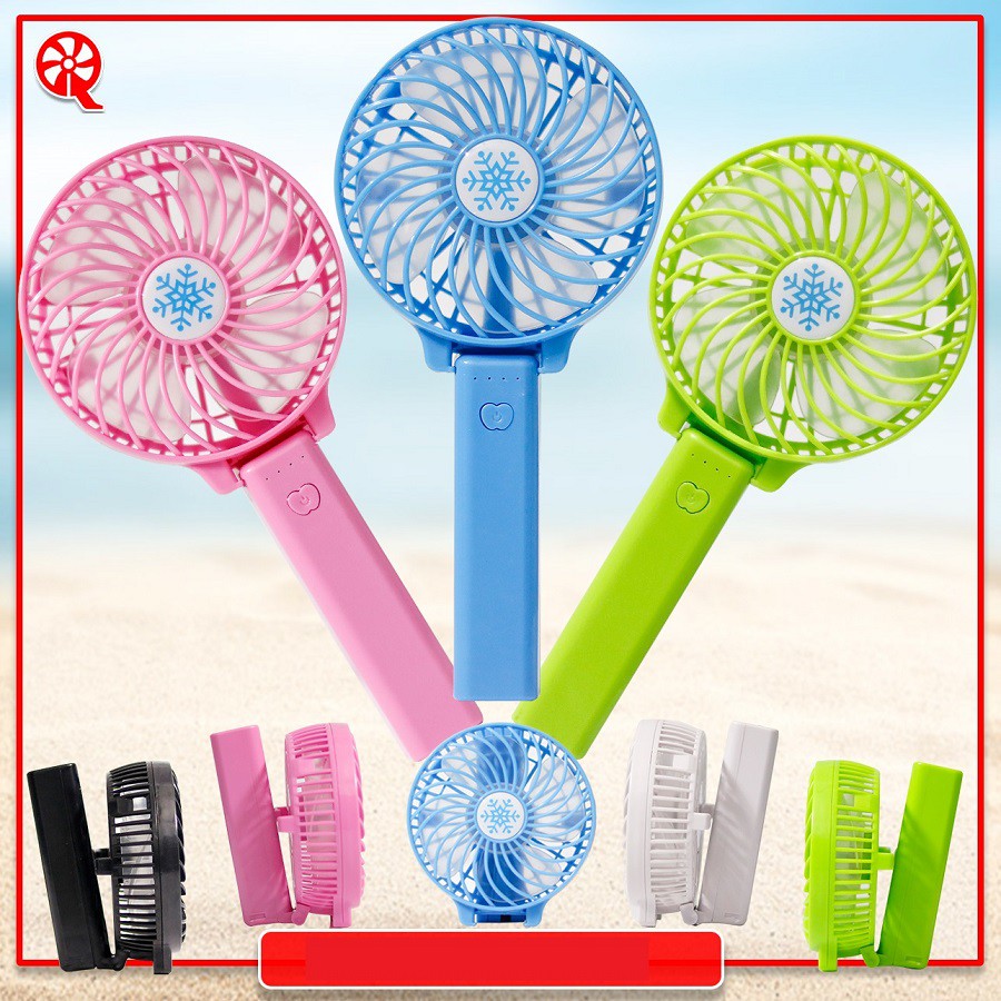 Quạt Mini Cầm Tay 3 Tốc Độ, Gấp Gọn Được (handy mini fan) - màu ngẫu nhiên