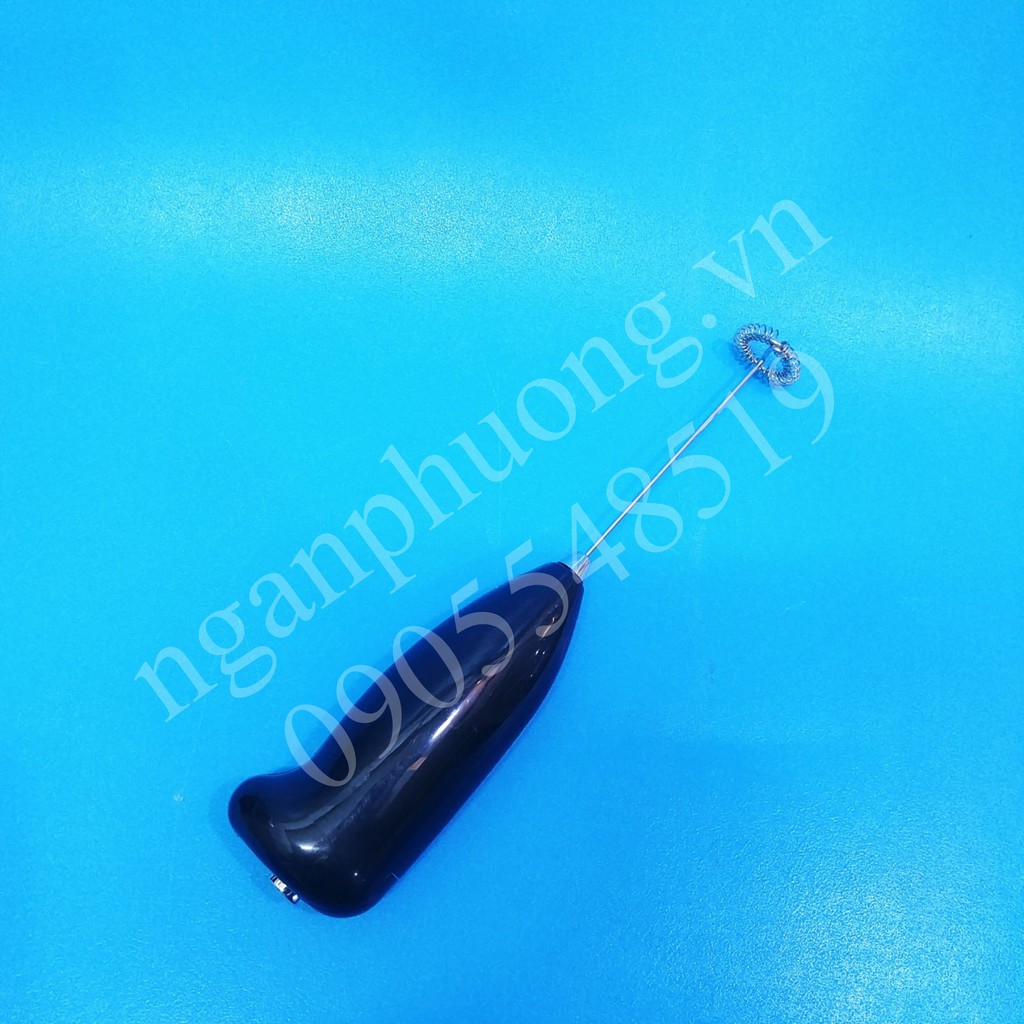 Máy đánh trứng cầm tay mini dùng pin tạo bọt