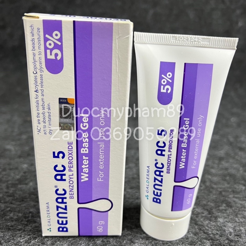 KEM dưỡng giảm MỤN BENZAC AC 5%