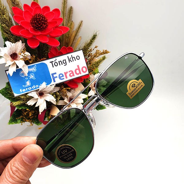 Mắt kính nam AO Tặng kèm họp đựng kính khăn lau , tua vít hàng cao cấp CÓ VIDEO