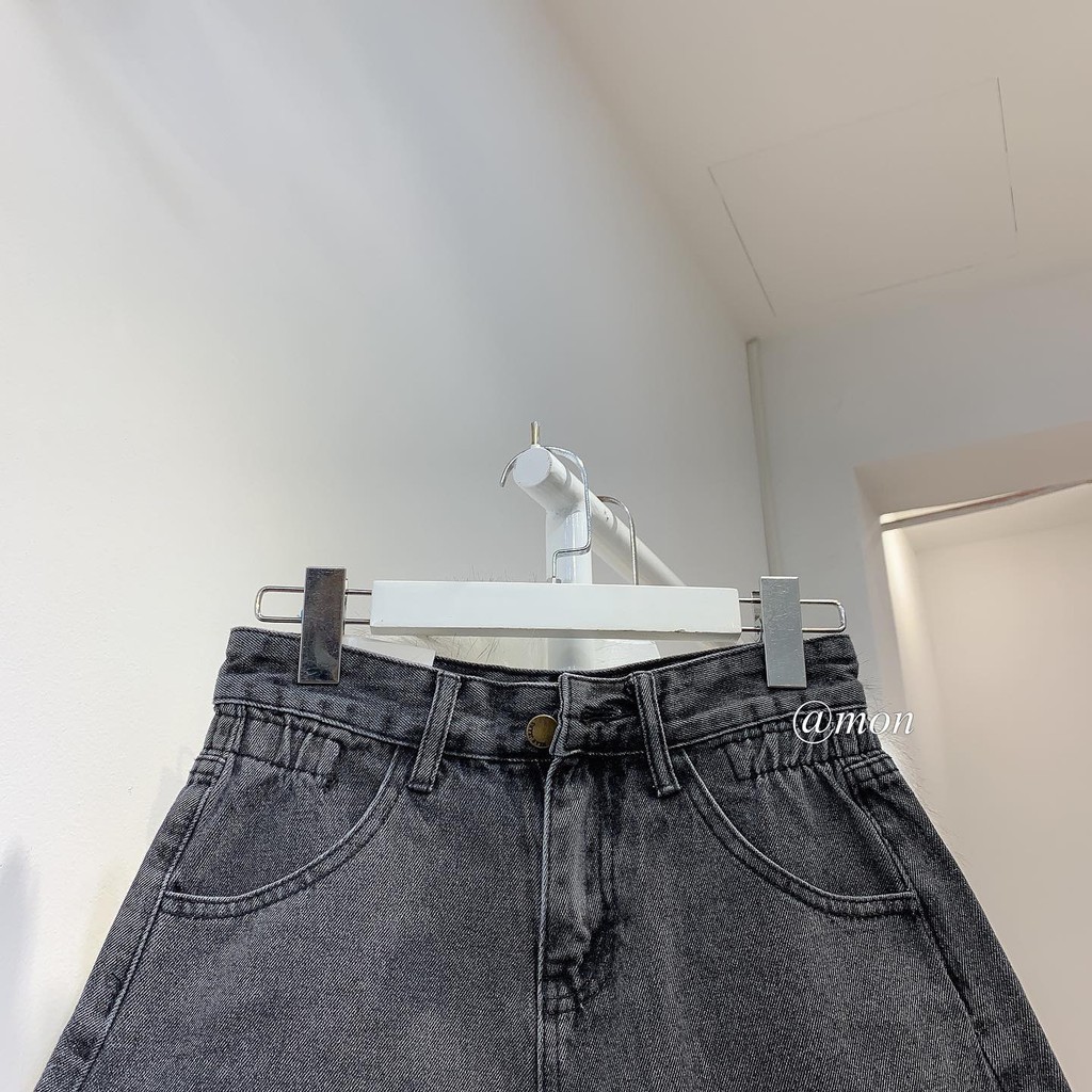 200796 SHORT BÒ NHÚM EO - XÁM TRO - SIZE S, M | BigBuy360 - bigbuy360.vn