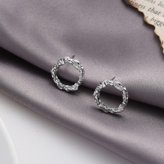BÔNG TAI TRÒN BẠC 925