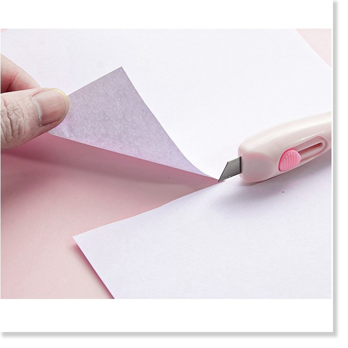 Dao rọc giấy  1 ĐỔI 1   Dao cắt rọc giấy hình tai thỏ màu sắc dễ thương 9449