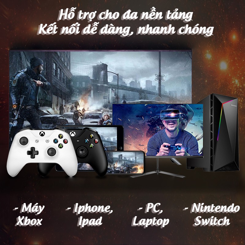 Tay cầm xbox one s Nobox chính hãng nhiều màu, tay cầm chơi game xbox tặng kèm cáp | WebRaoVat - webraovat.net.vn