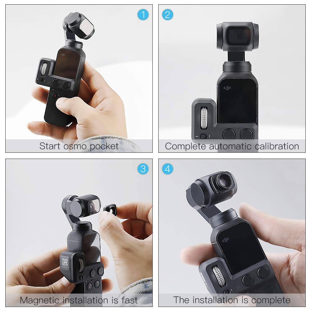 ULANZI OP-5 - HÀNG CHÍNH HÃNG - (Wide Angel Lens) Lens góc rộng dành cho DJI Osmo Pocket