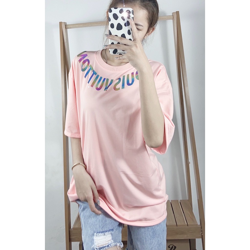 [Mã FAMARAL1 giảm 10K đơn 50K] Áo Thun Tay Lỡ phản quang LUOIS FREE SIZE Nam Nữ Thiết Kế Phản Quang