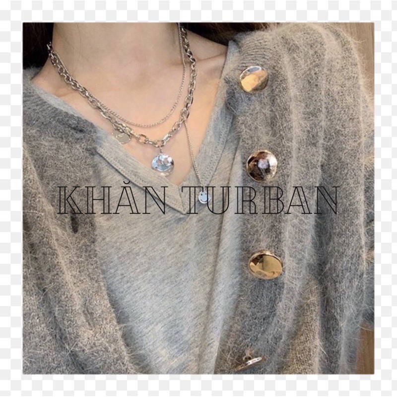 Vòng cổ mặt cười - Vòng cổ unisex Hợp Kim Phong Cách Hip Hop Cá Tính Cho Phái Nữ