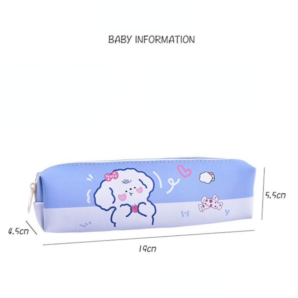 Túi Đựng Bút Mini Có Khóa Kéo Chống Thấm Nước Phong Cách Hàn Quốc