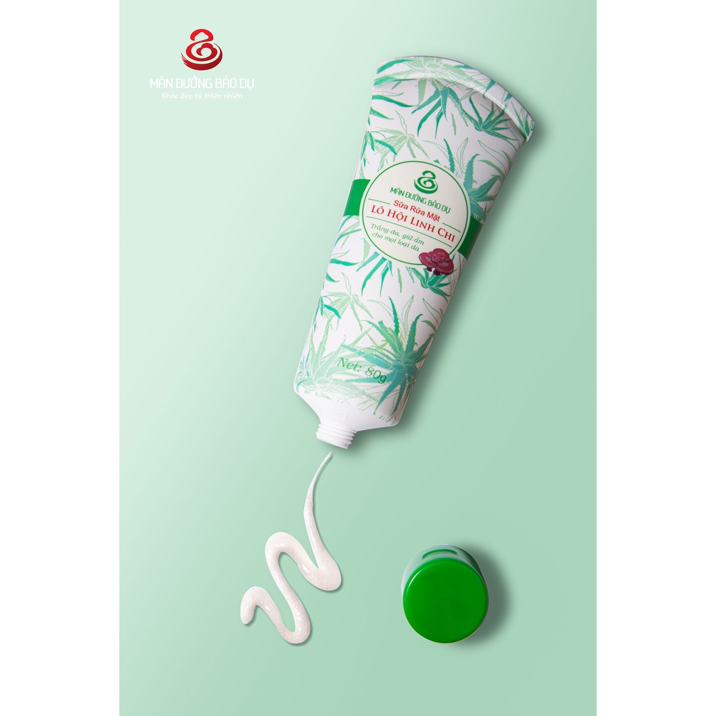 Sữa Rửa Mặt Làm Sạch, Sáng Da, Lô Hội Linh Chi, Thảo Dược Thiên Nhiên, MÃN ĐƯỜNG BẢO DỤ Chính Hãng | BigBuy360 - bigbuy360.vn