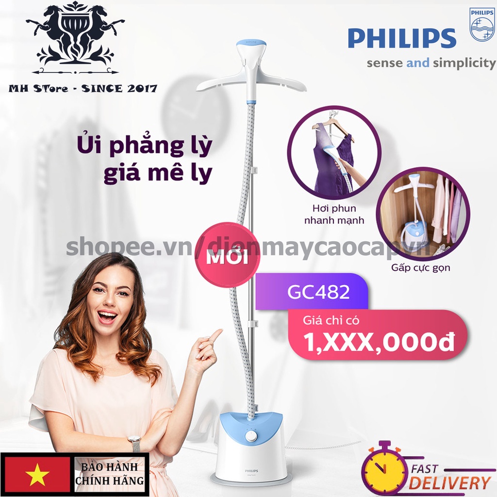 Bàn ủi hơi nước Philips GC482 bàn ủi cây Philips GC487