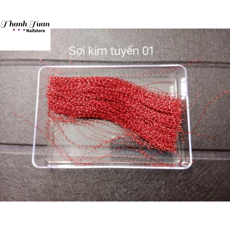 Chùm sợi galaxy óng ánh trang trí móng  - Phụ kiện đồ nail