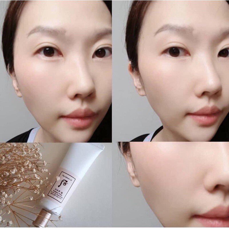 Kem chống nắng dưỡng trắng nâng tông Whoo Radiant White Tone Up Sunscreen , gói 1ml - giảm mờ tàn nhang,nám sạm hiệu quả