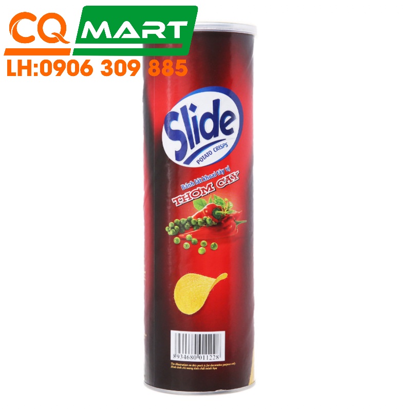 Khoai Tây Slide Vị Thơm Cay Lon 160g