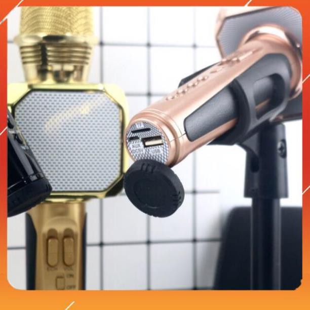 Micro SD-10 Bluetooth Karaoke Không Dây ✨Chính hãng Mic hát đa Năng chỉnh giọng ghi âm tích hợp kèm loa BH: 6 Tháng