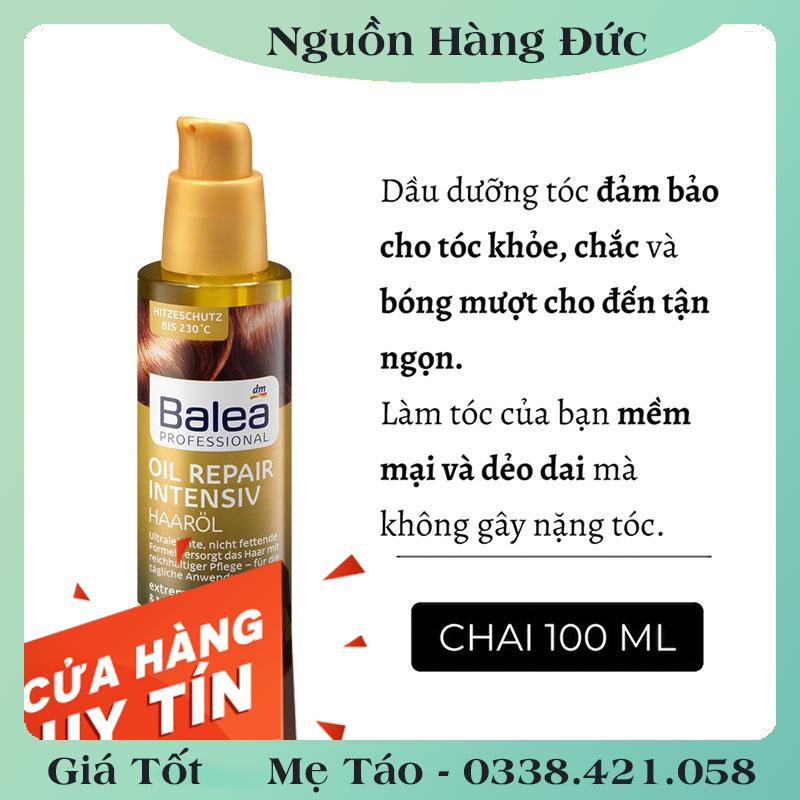 Bộ Kem làm phồng tóc, bột phồng tóc, dưỡng tóc Balea của Đức - Đủ Bill